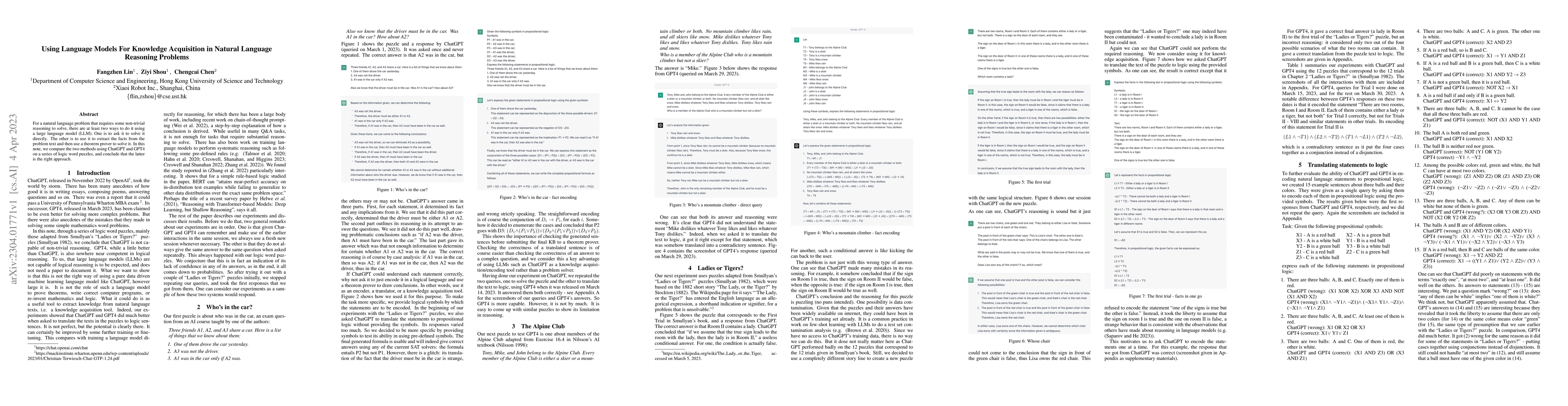 Thumbnail for Using Language Models For Knowledge Acquisition in Natural Language
  Reasoning Problems