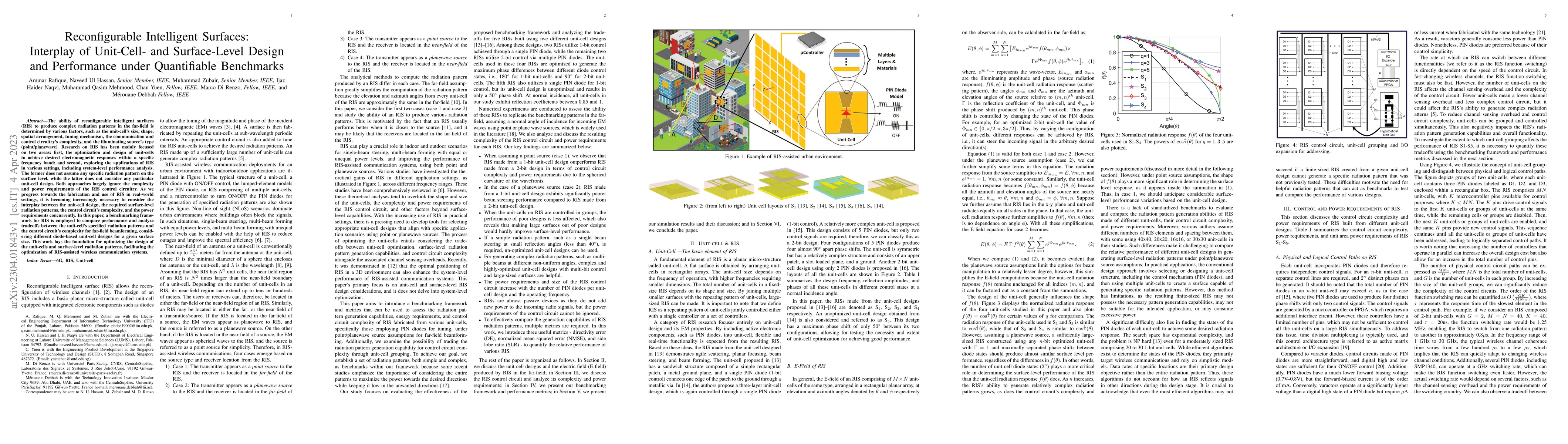 Thumbnail for Reconfigurable Intelligent Surfaces: Interplay of Unit-Cell- and
  Surface-Level Design and Performance under Quantifiable Benchmarks