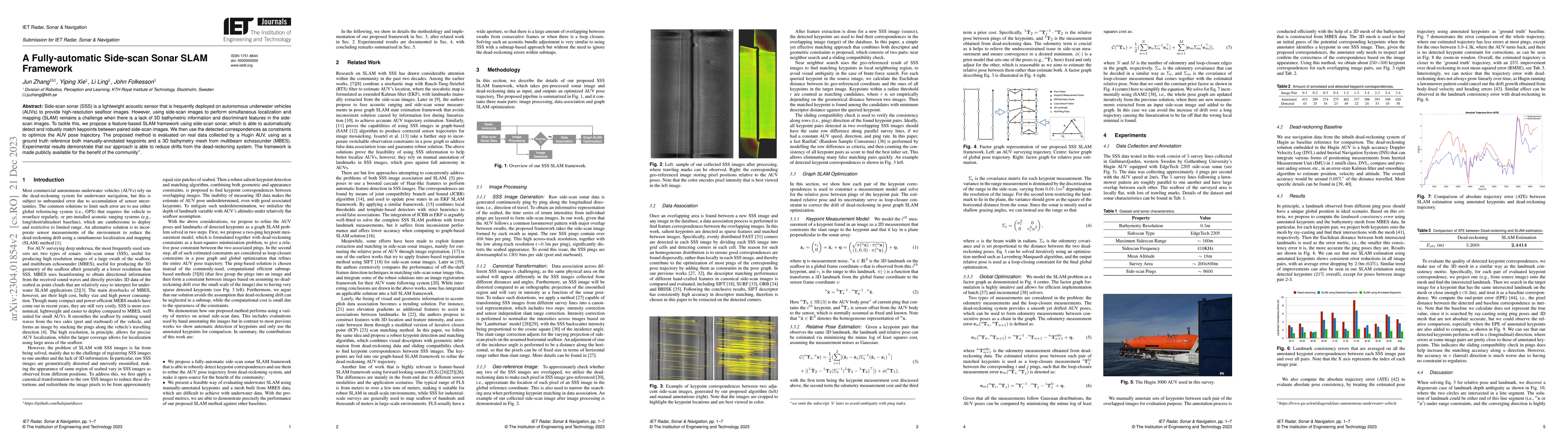 Thumbnail for A Fully-automatic Side-scan Sonar SLAM Framework