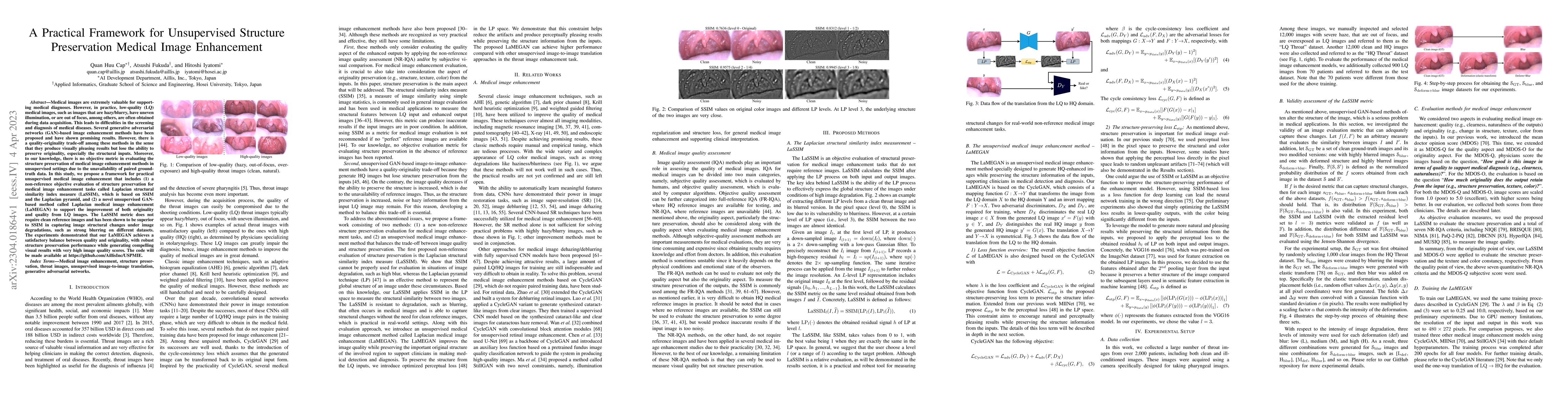 Thumbnail for A Practical Framework for Unsupervised Structure Preservation Medical
  Image Enhancement