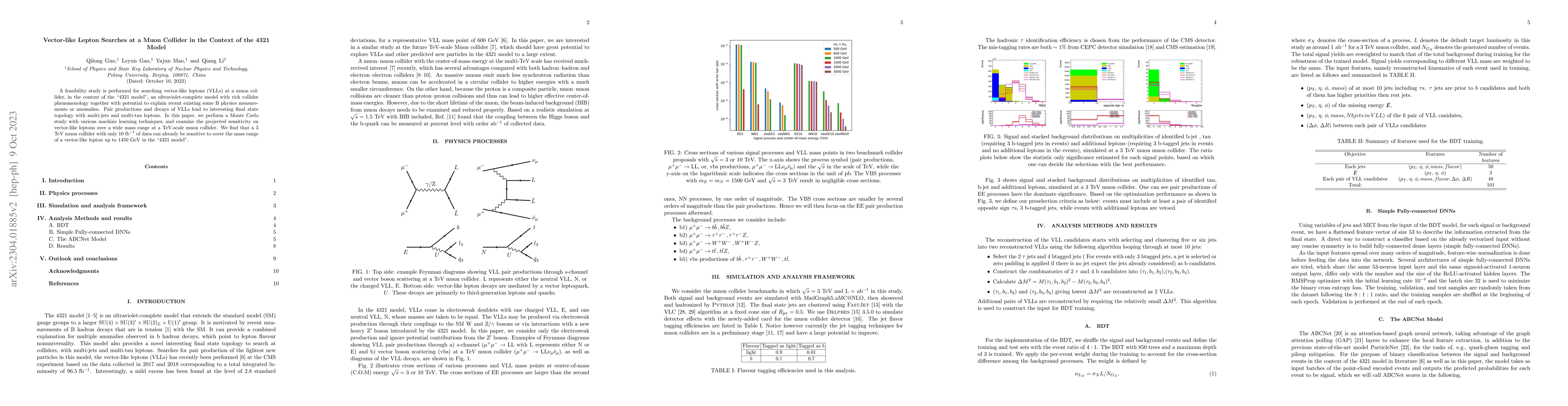 Thumbnail for Search for vector-like leptons at a Muon Collider