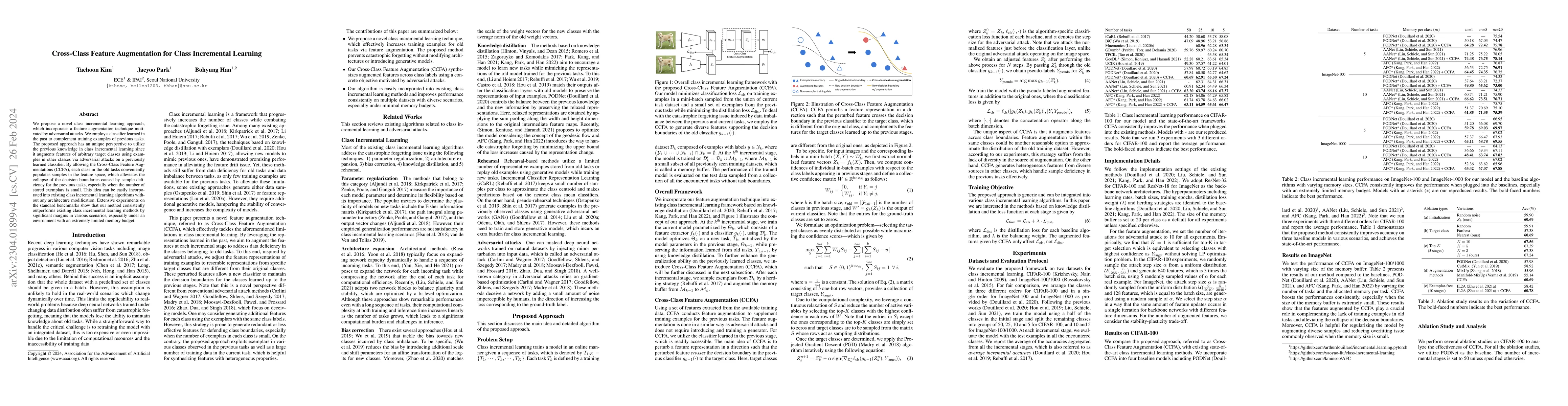 Thumbnail for Cross-Class Feature Augmentation for Class Incremental Learning