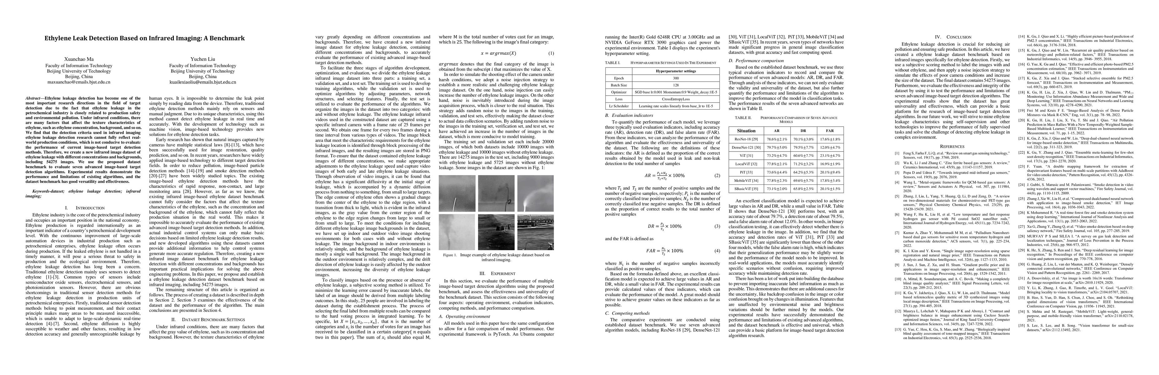 Thumbnail for Ethylene Leak Detection Based on Infrared Imaging: A Benchmark