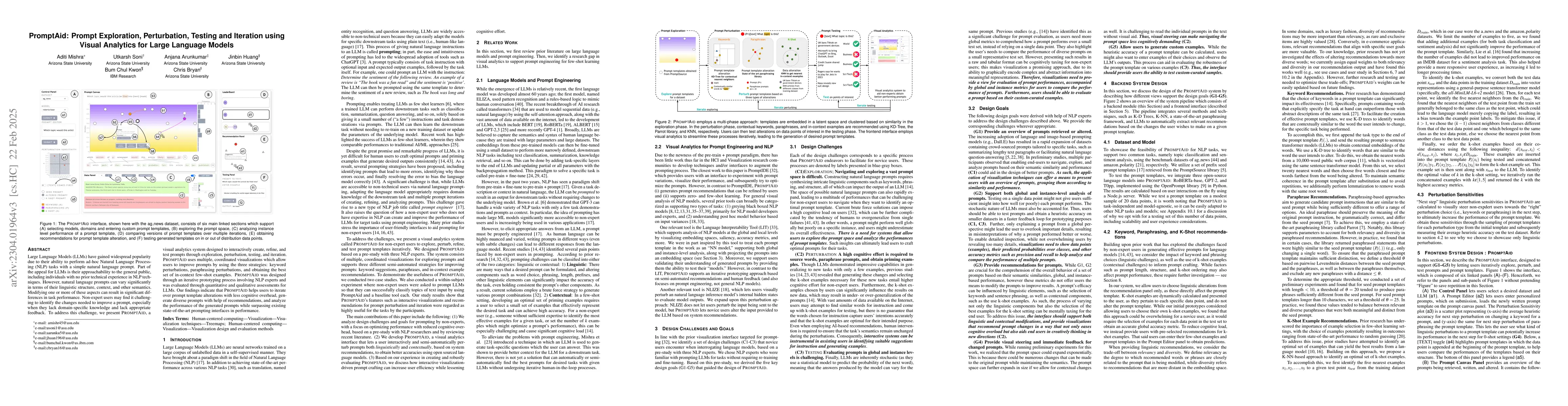 Thumbnail for PromptAid: Prompt Exploration, Perturbation, Testing and Iteration using
  Visual Analytics for Large Language Models