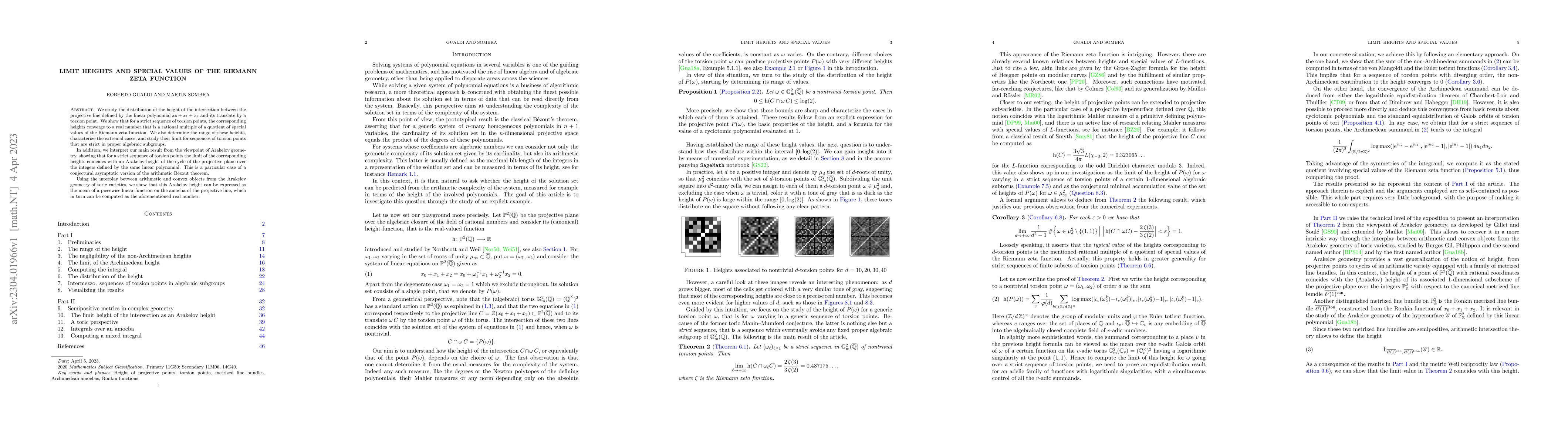 Thumbnail for Limit heights and special values of the Riemann zeta function