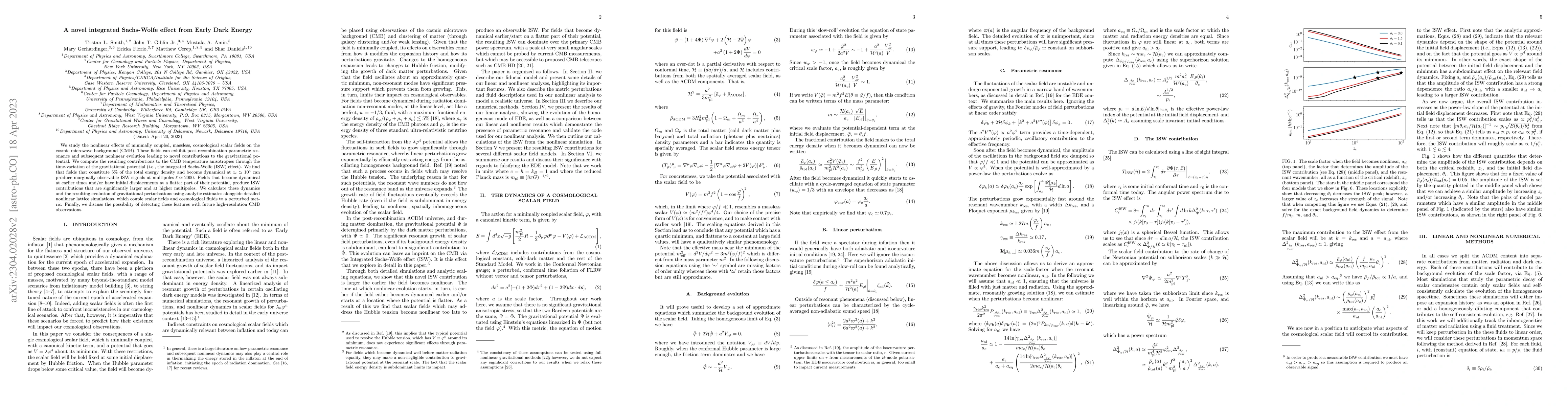 Thumbnail for A novel integrated Sachs-Wolfe effect from Early Dark Energy