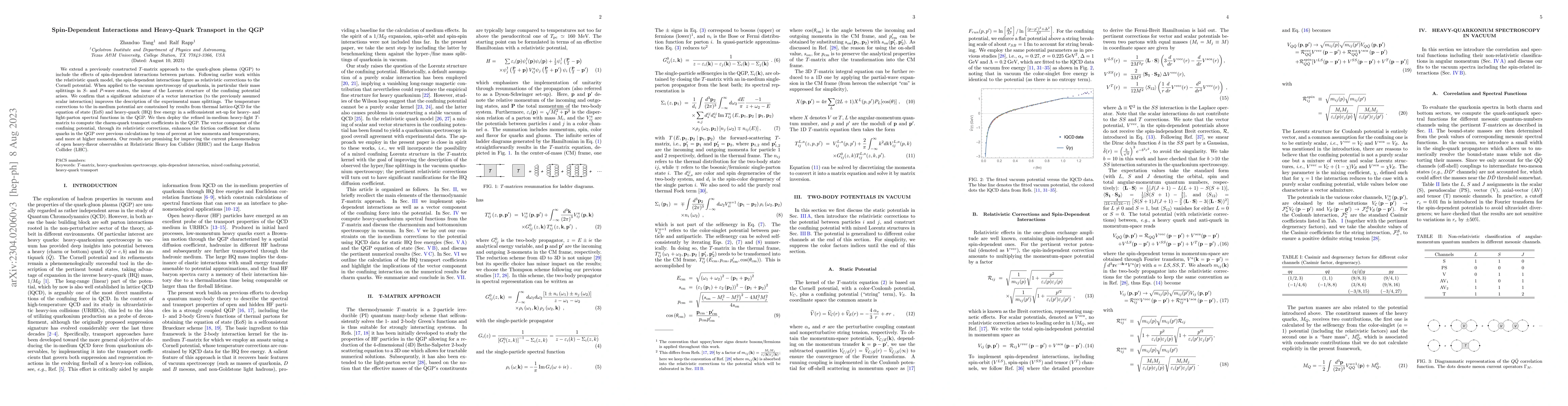 Thumbnail for Spin-Dependent Interactions and Heavy-Quark Transport in the QGP