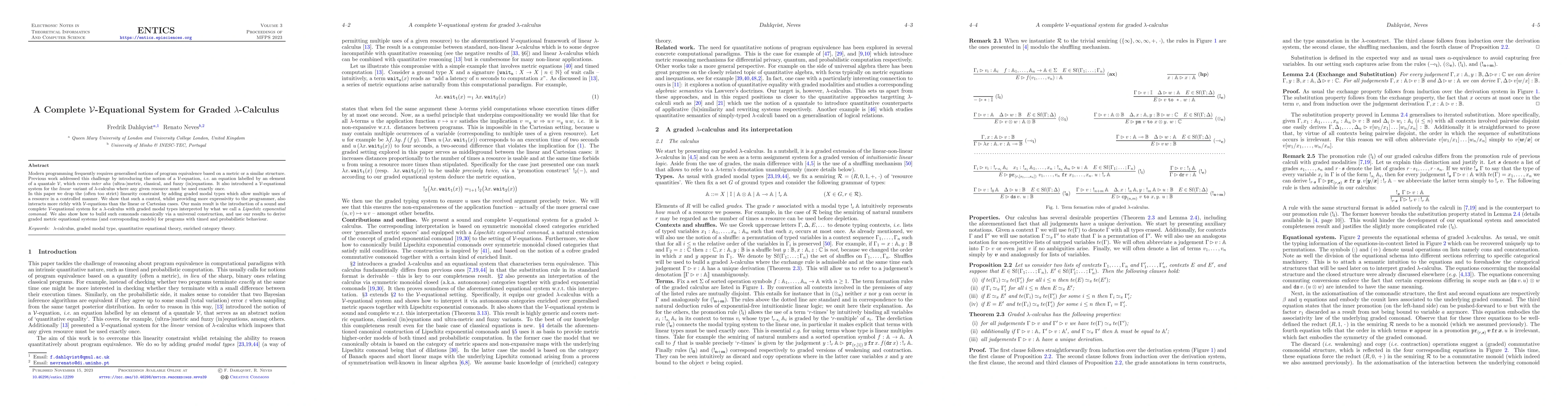 Thumbnail for A Complete V-Equational System for Graded lambda-Calculus