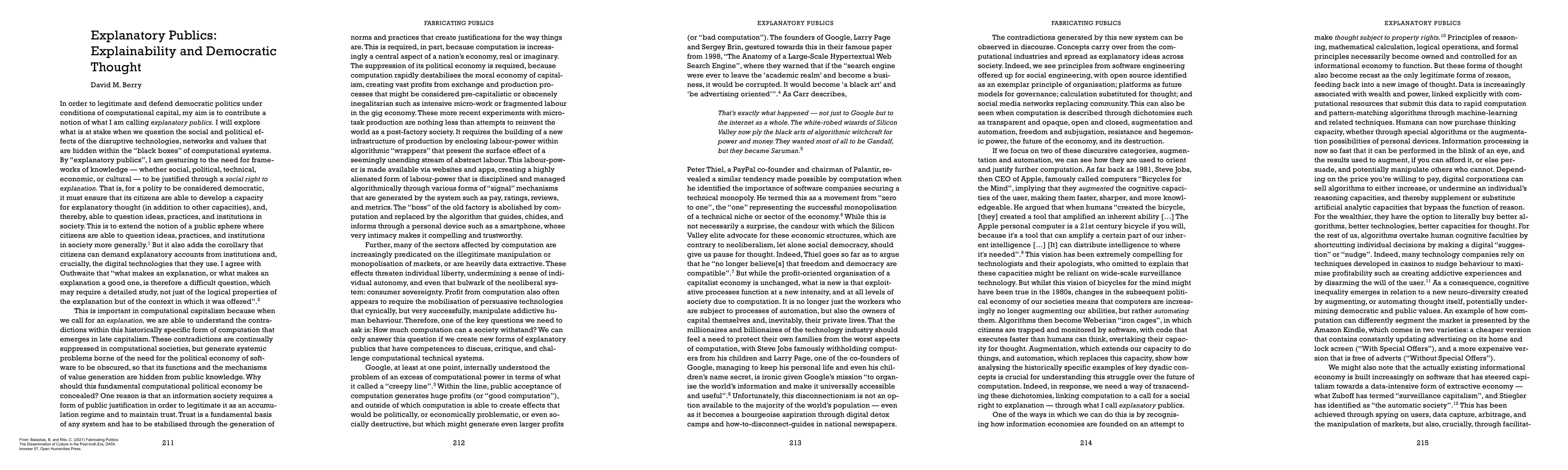 Thumbnail for Explanatory Publics: Explainability and Democratic Thought