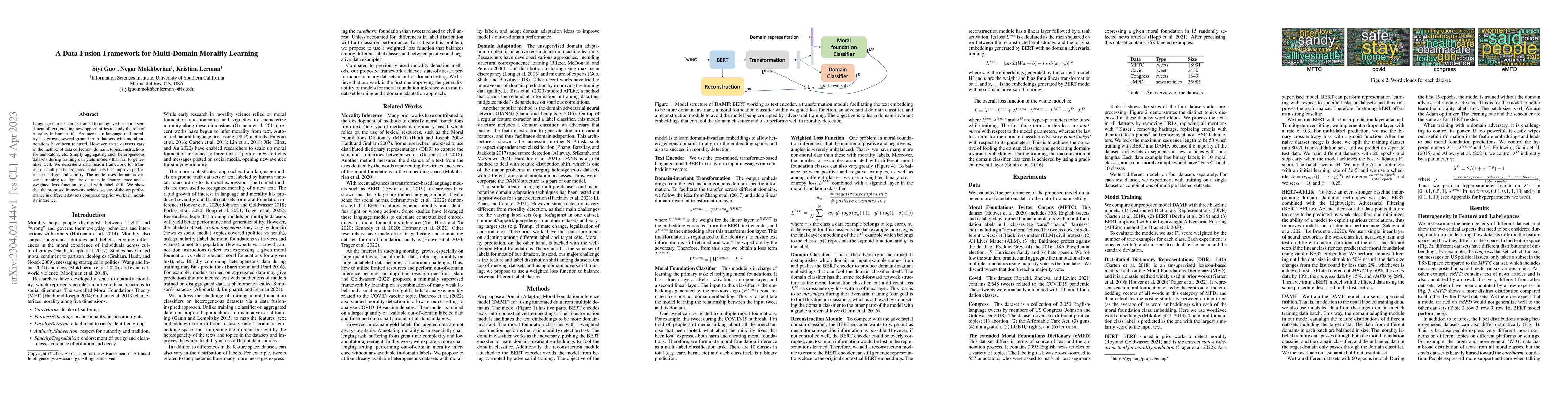 Thumbnail for A Data Fusion Framework for Multi-Domain Morality Learning