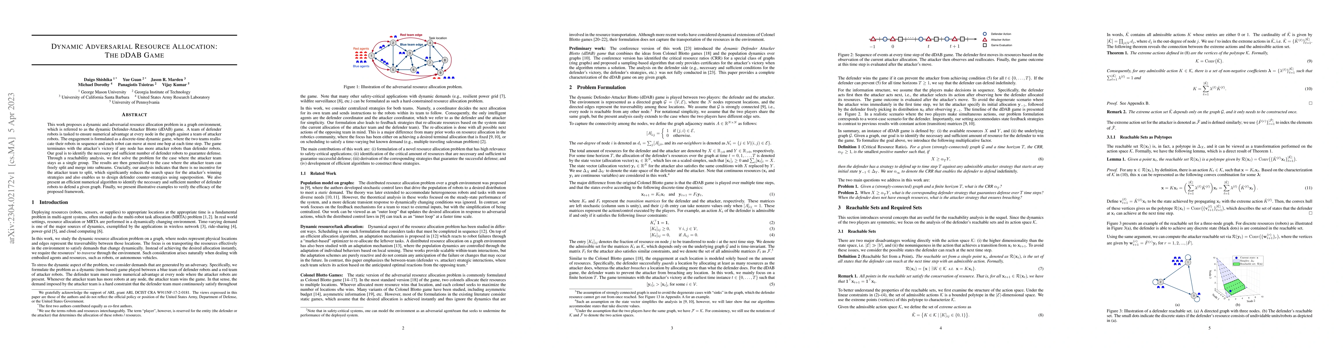 Thumbnail for Dynamic Adversarial Resource Allocation: the dDAB Game