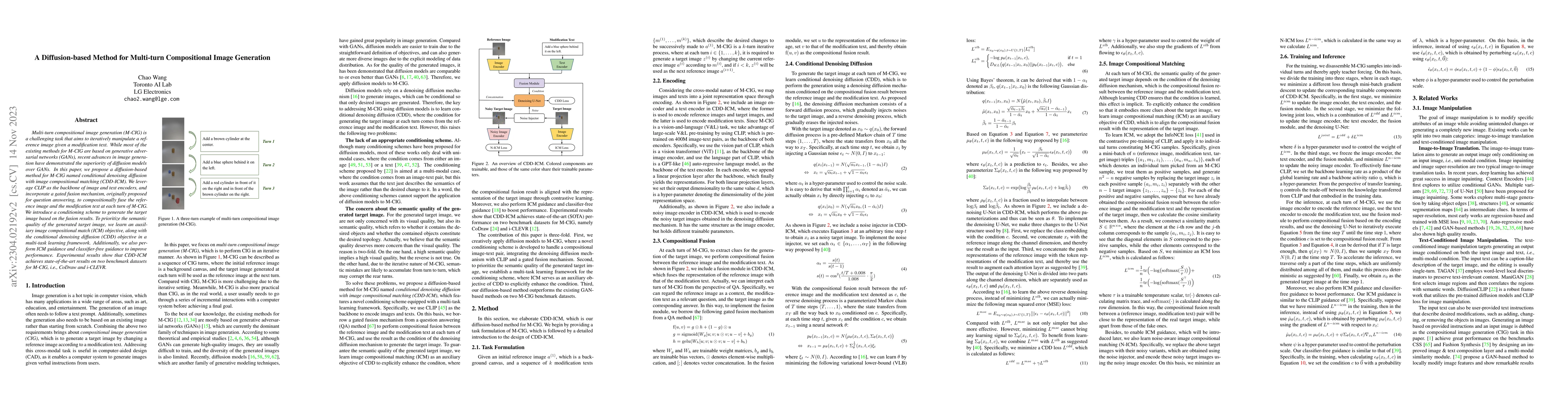 Thumbnail for A Diffusion-based Method for Multi-turn Compositional Image Generation