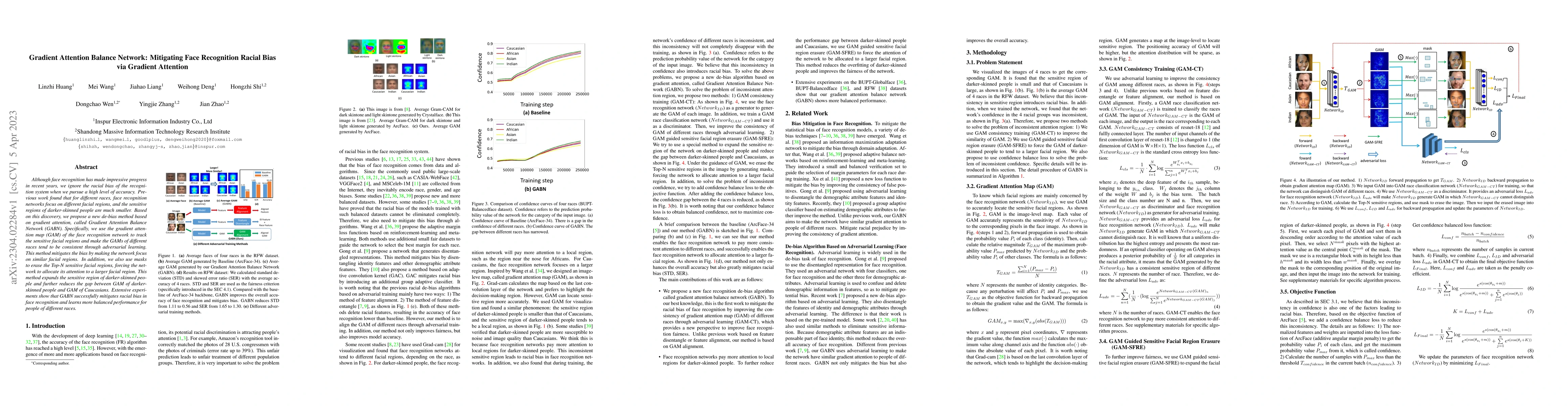 Thumbnail for Gradient Attention Balance Network: Mitigating Face Recognition Racial
  Bias via Gradient Attention