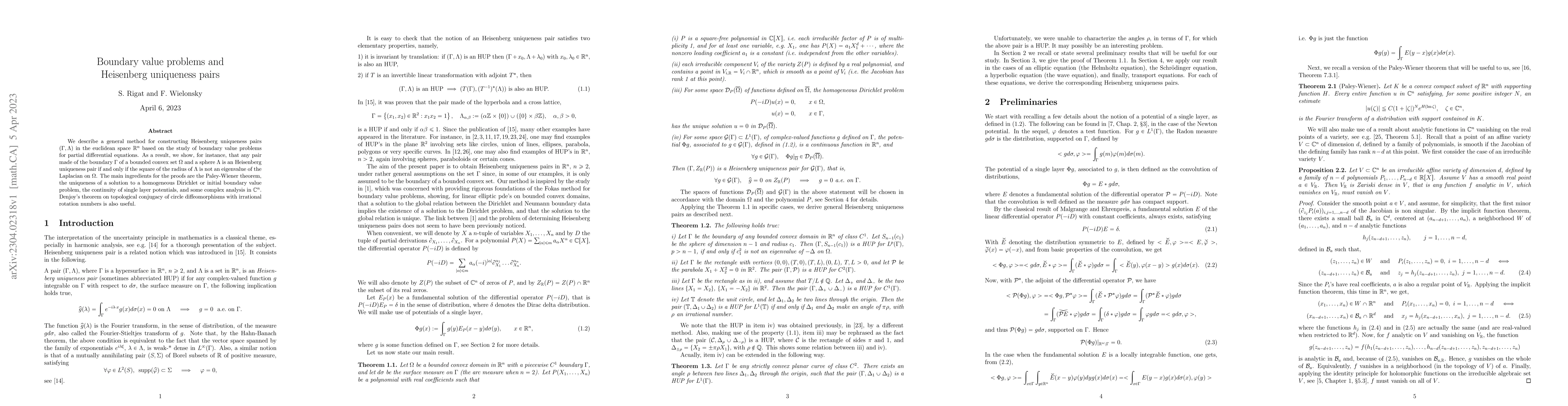 Thumbnail for Boundary value problems and Heisenberg uniqueness pairs
