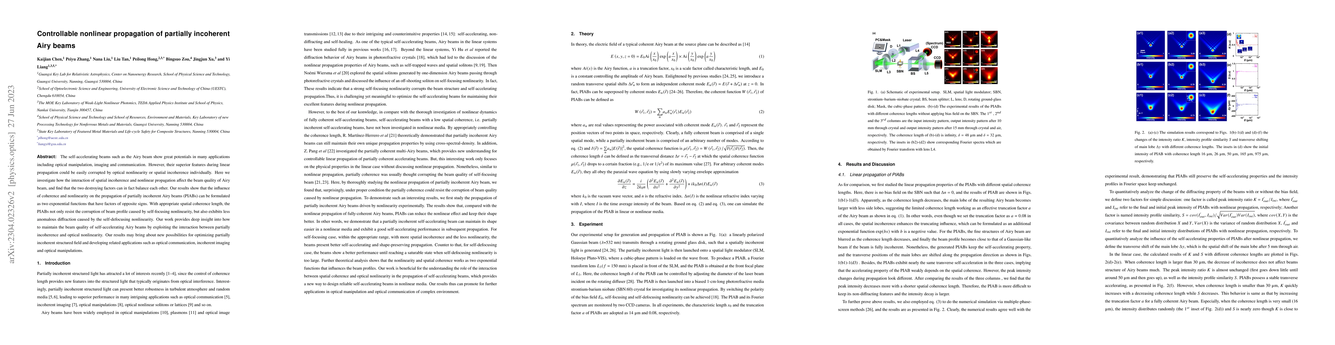 Thumbnail for Controllable nonlinear propagation of partially incoherent Airy beams