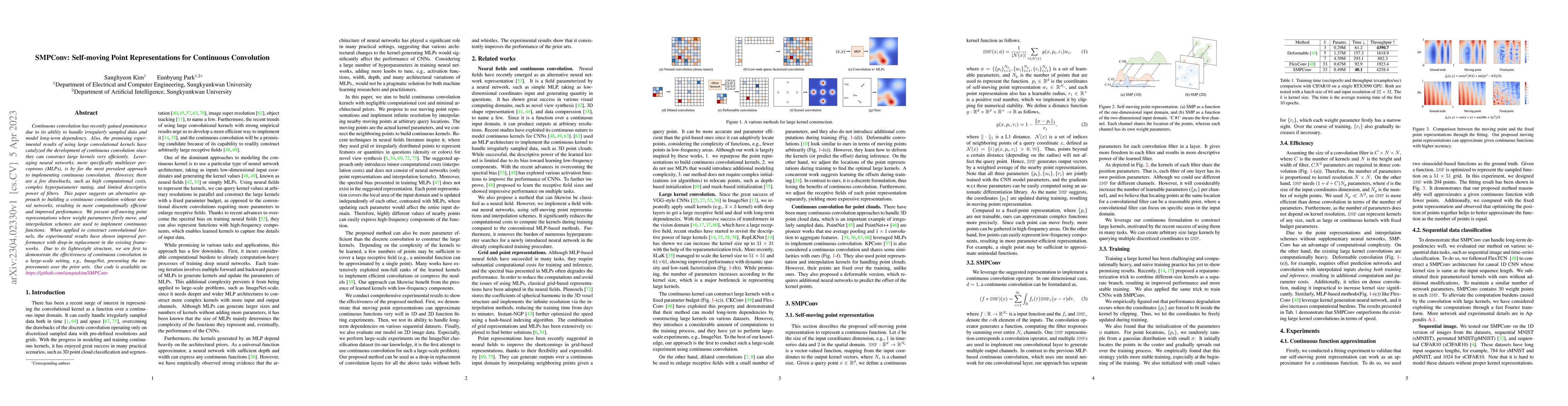 Thumbnail for SMPConv: Self-moving Point Representations for Continuous Convolution