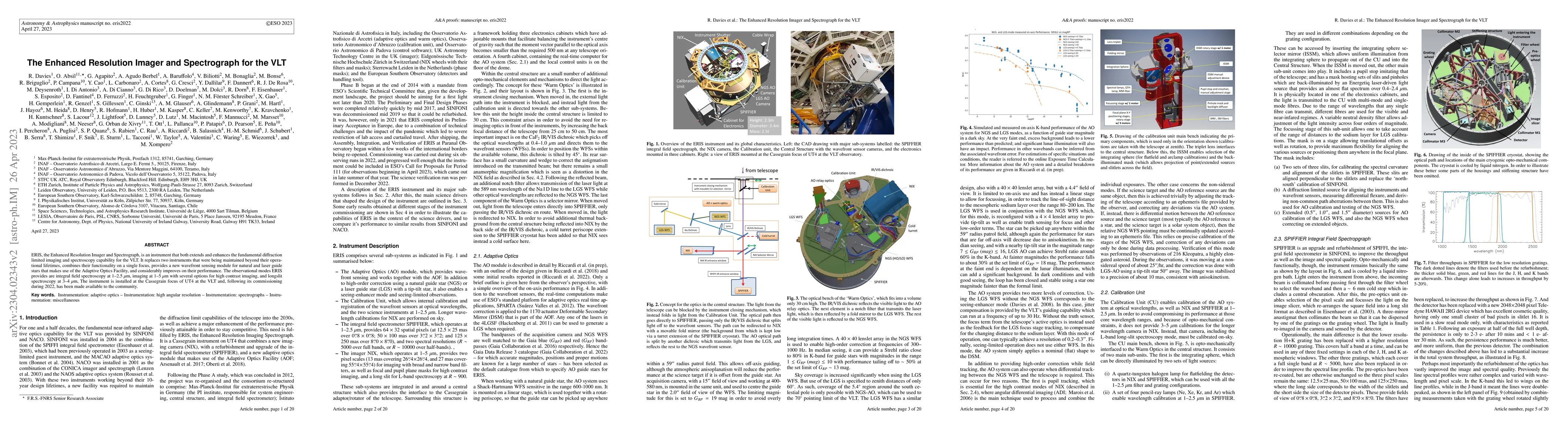 Thumbnail for The Enhanced Resolution Imager and Spectrograph for the VLT