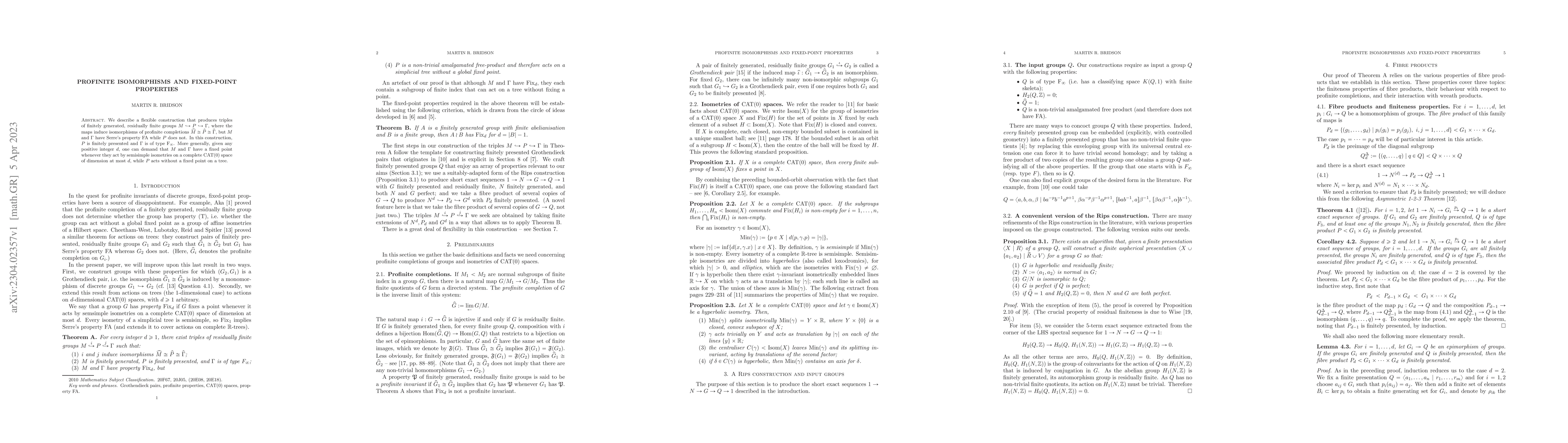 Thumbnail for Profinite isomorphisms and fixed-point properties