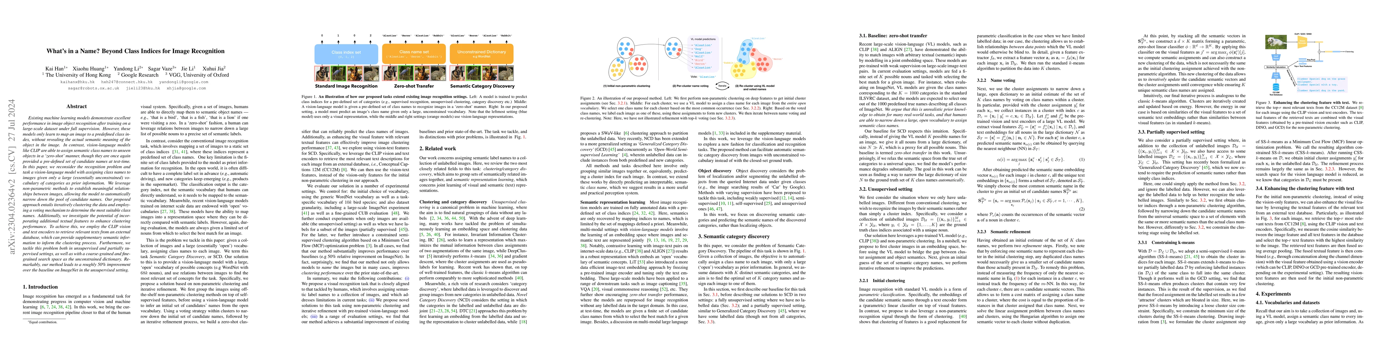 Thumbnail for What's in a Name? Beyond Class Indices for Image Recognition
