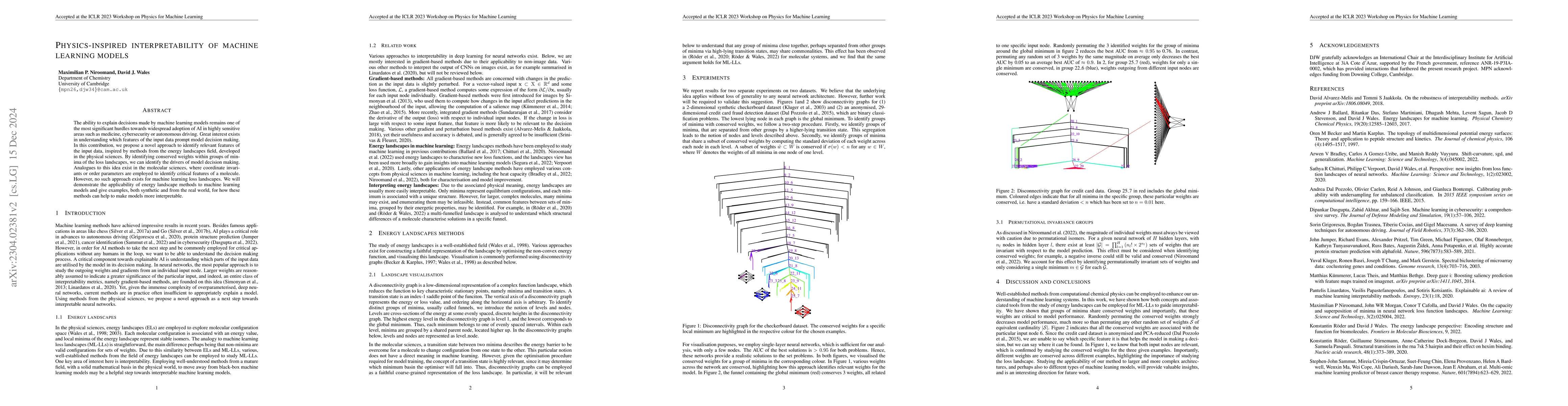 Thumbnail for Physics-Inspired Interpretability Of Machine Learning Models