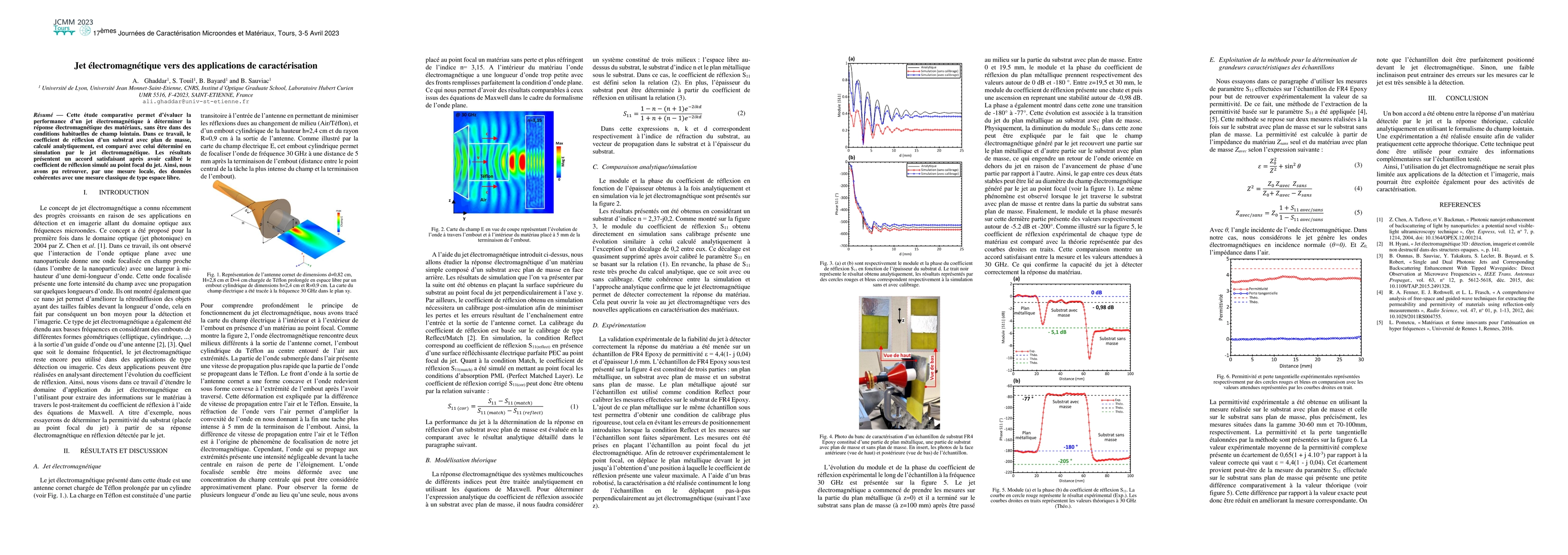 Thumbnail for Electromagnetic jet for characterization applications