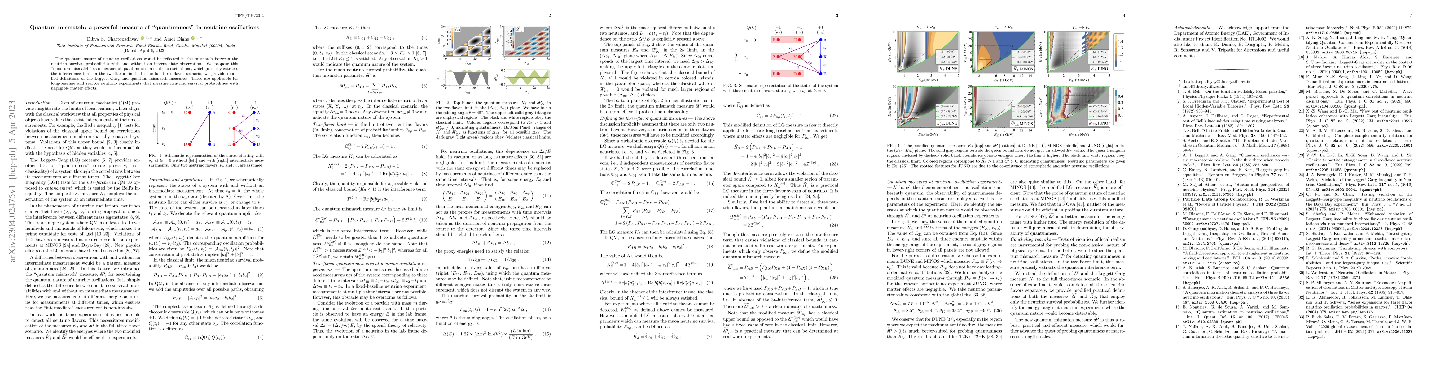 Thumbnail for Quantum mismatch: a powerful measure of "quantumness" in neutrino
  oscillations