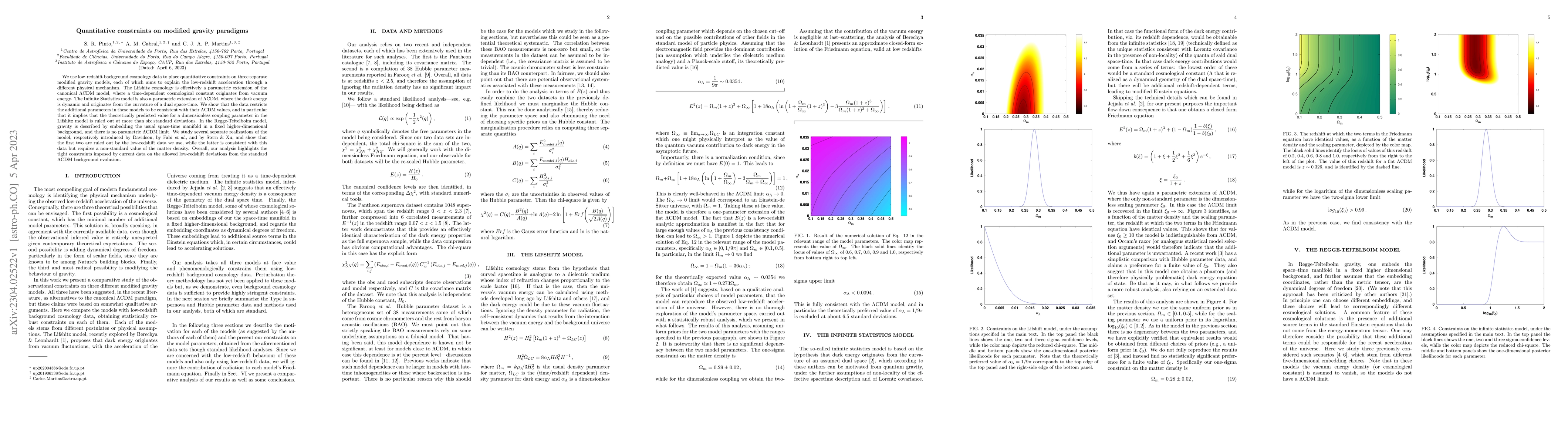 Thumbnail for Quantitative constraints on modified gravity paradigms