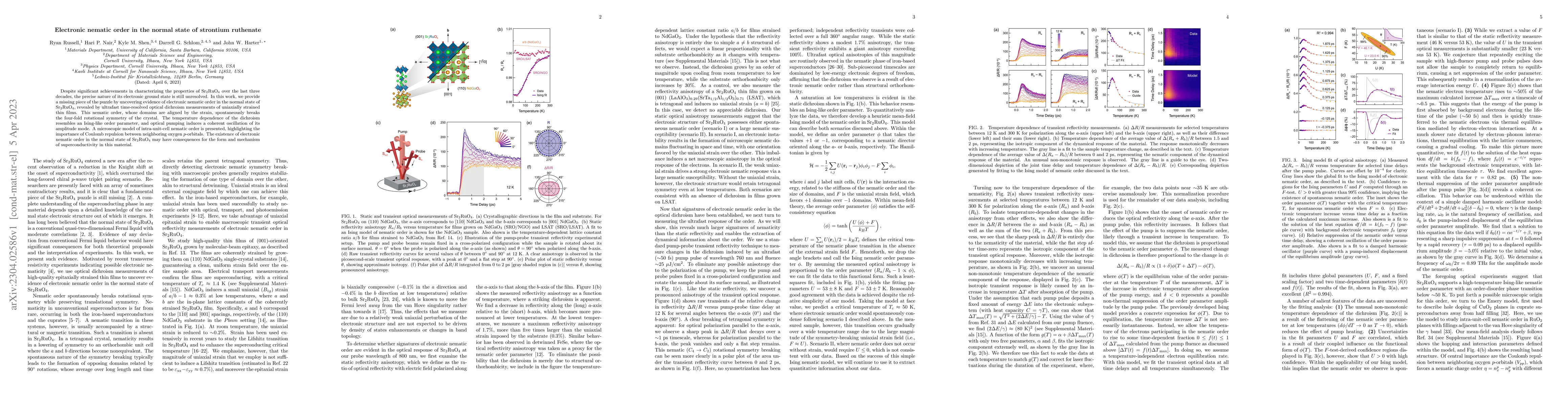 Thumbnail for Electronic nematic order in the normal state of strontium ruthenate