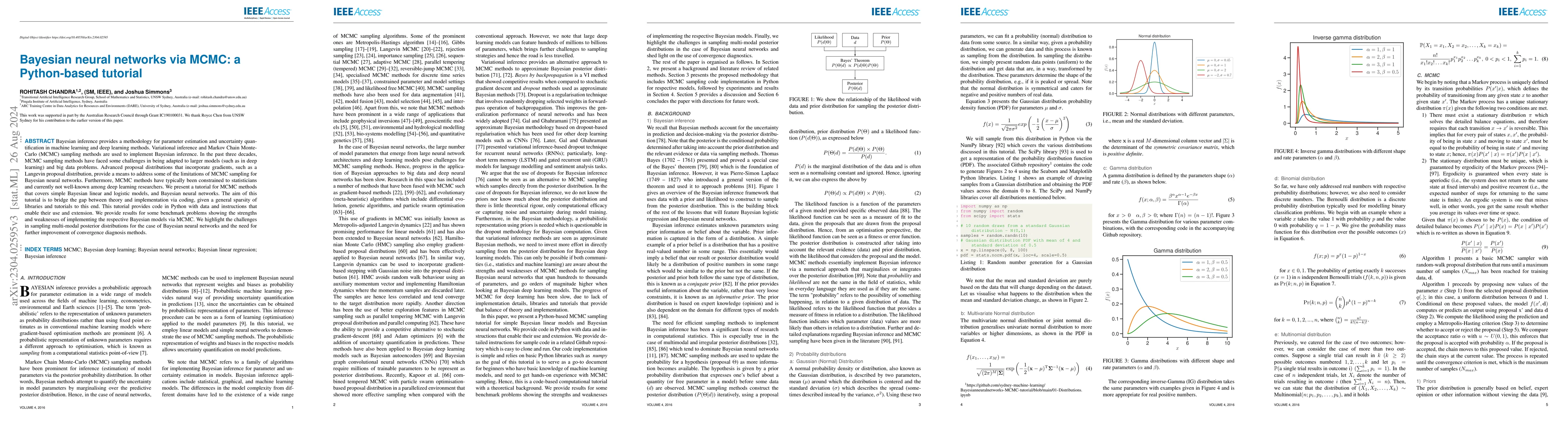 Thumbnail for Bayesian neural networks via MCMC: a Python-based tutorial