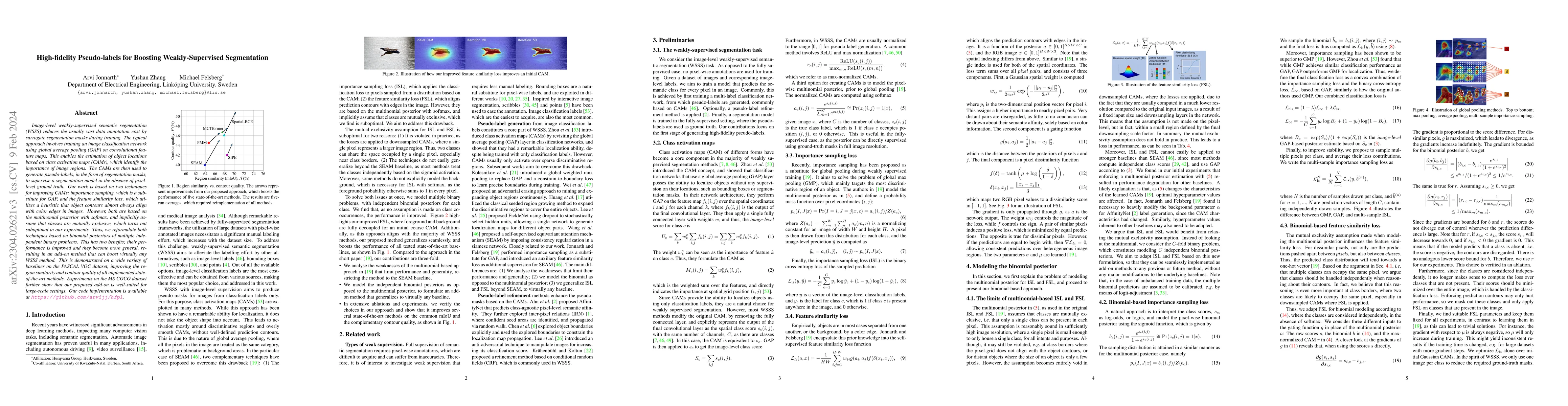 Thumbnail for High-fidelity Pseudo-labels for Boosting Weakly-Supervised Segmentation