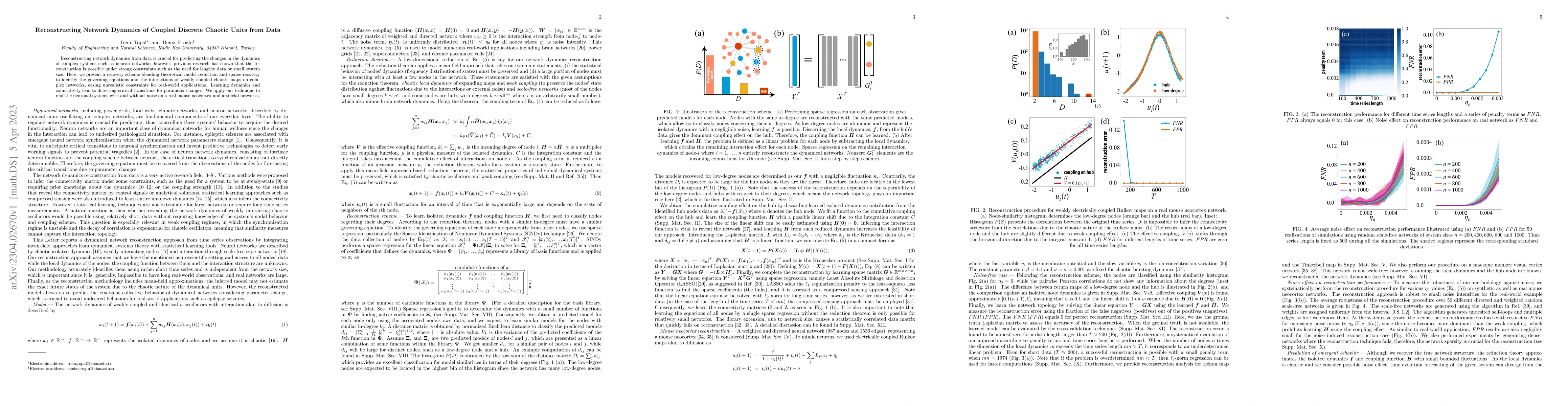 Thumbnail for Reconstructing Network Dynamics of Coupled Discrete Chaotic Units from
  Data