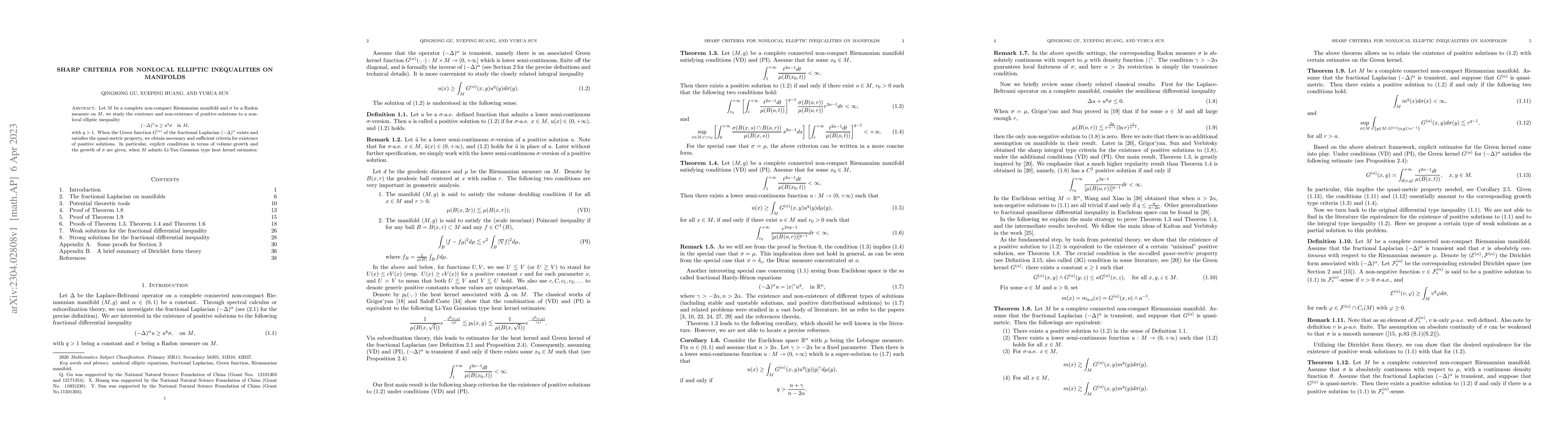 Thumbnail for Sharp criteria for nonlocal elliptic inequalities on manifolds
