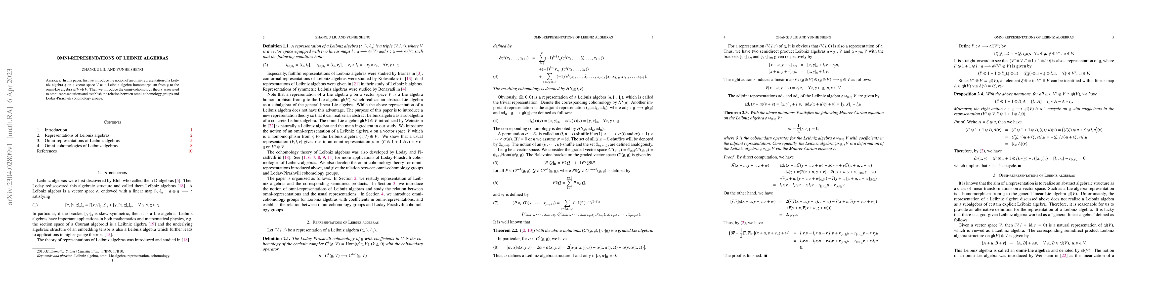 Thumbnail for Omni-representations of Leibniz algebras