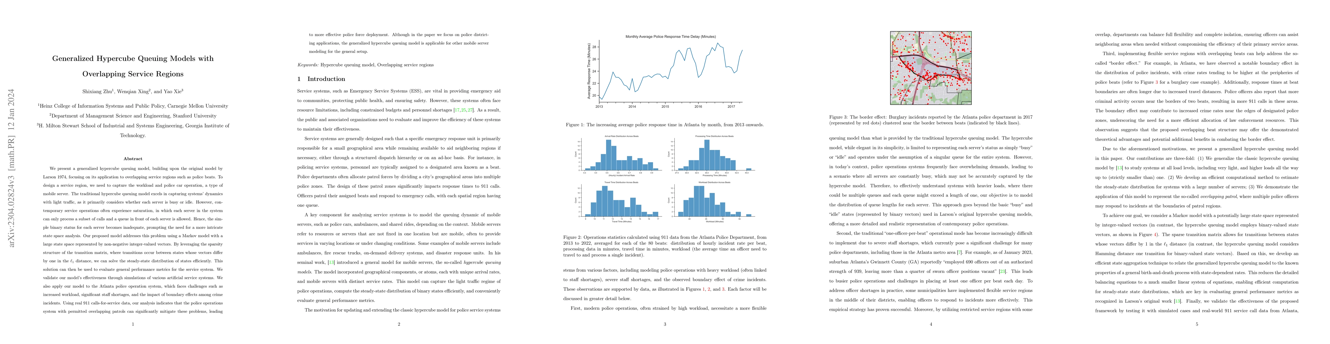 Thumbnail for Generalized Hypercube Queuing Models with Overlapping Service Regions