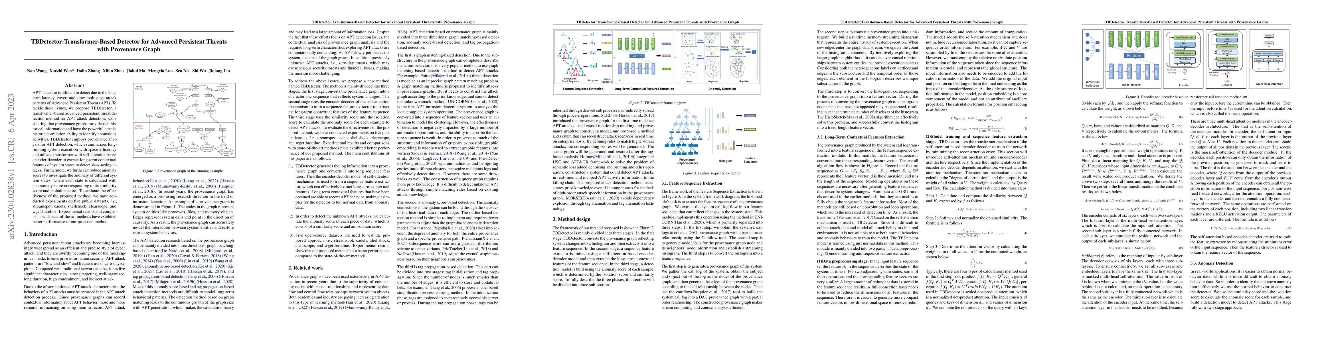 Thumbnail for TBDetector:Transformer-Based Detector for Advanced Persistent Threats
  with Provenance Graph