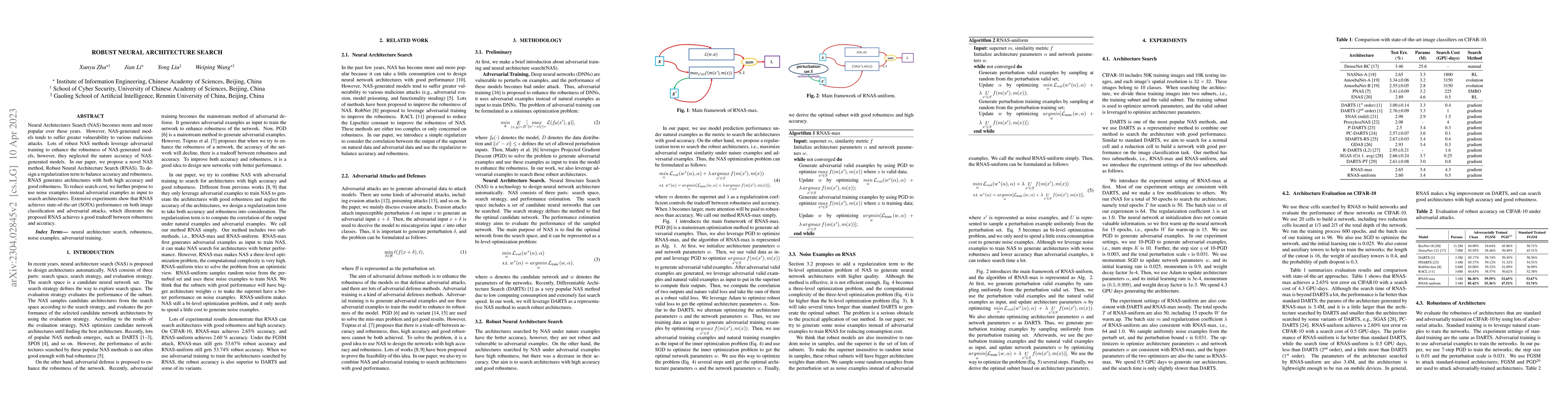 Thumbnail for Robust Neural Architecture Search
