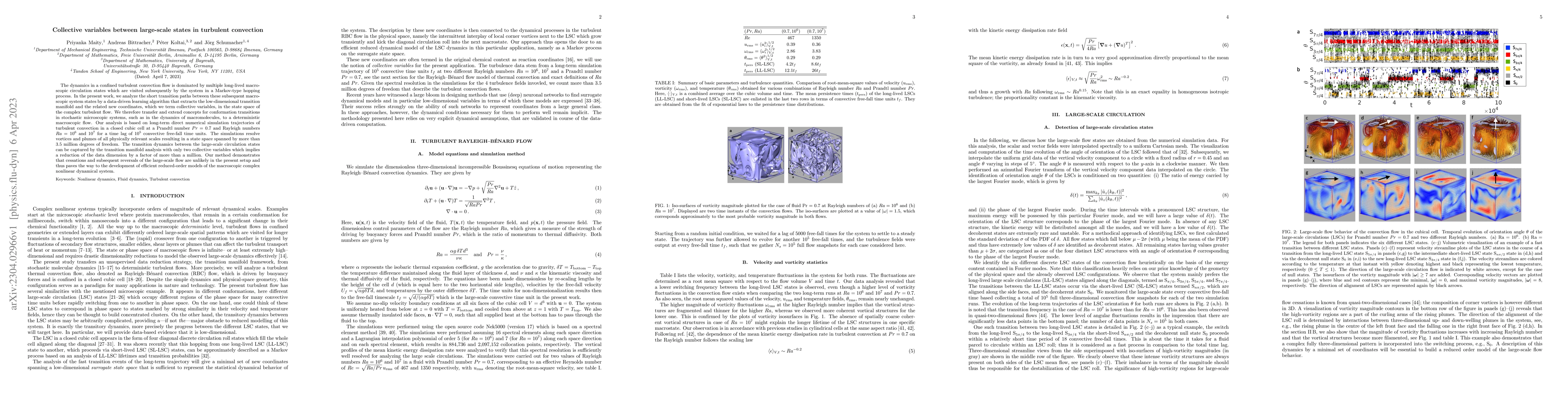 Thumbnail for Collective variables between large-scale states in turbulent convection