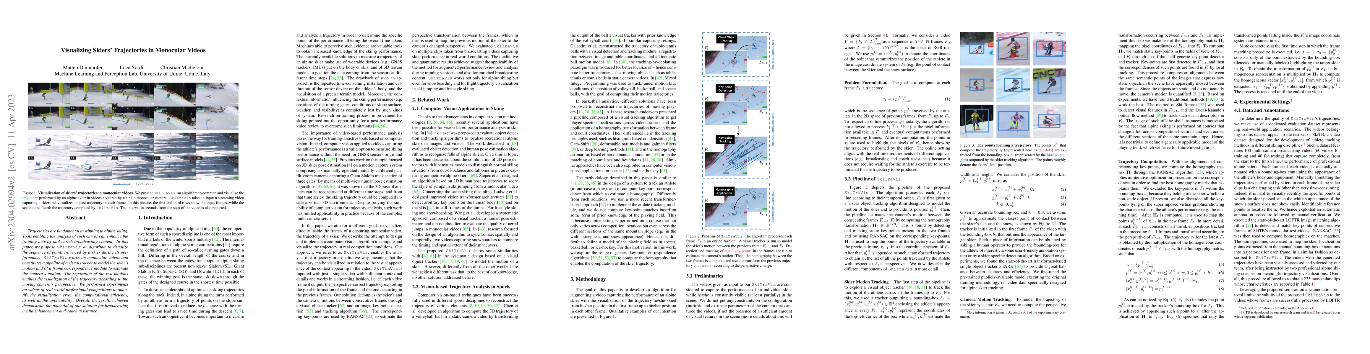 Thumbnail for Visualizing Skiers' Trajectories in Monocular Videos