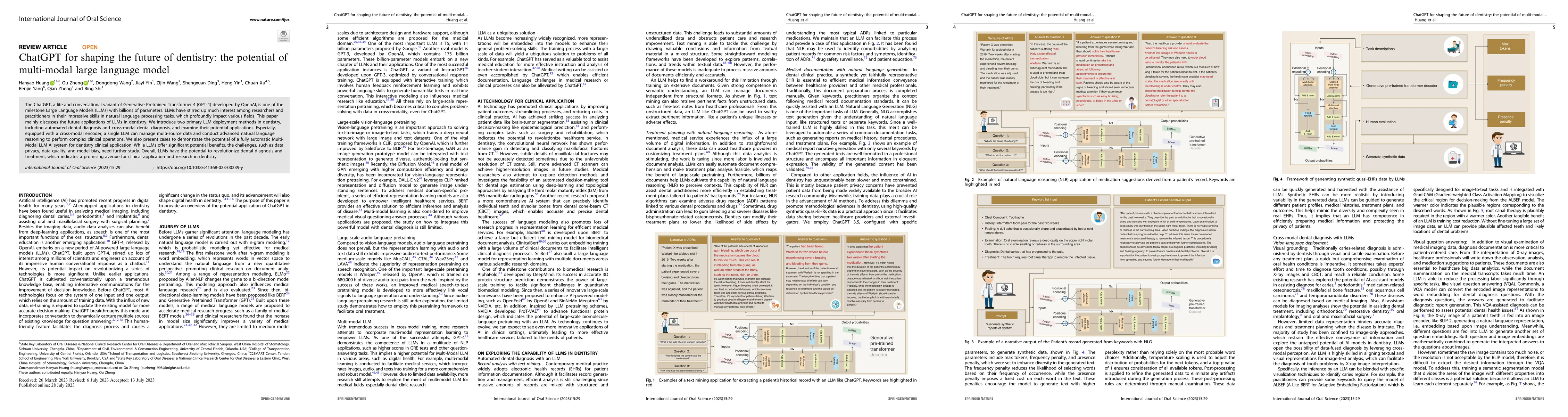 Thumbnail for ChatGPT for Shaping the Future of Dentistry: The Potential of
  Multi-Modal Large Language Model