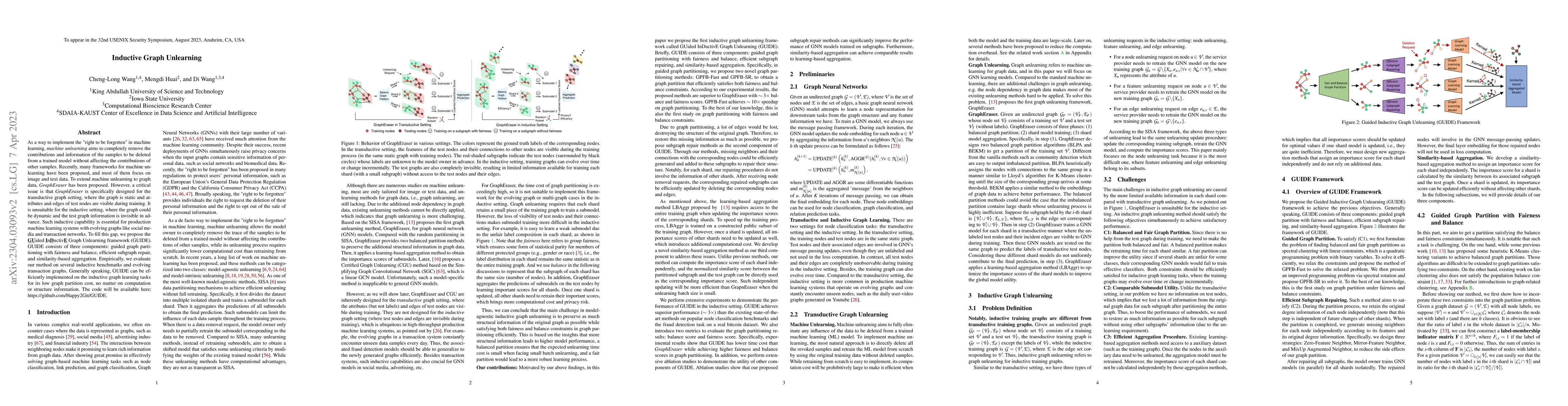 Thumbnail for Inductive Graph Unlearning