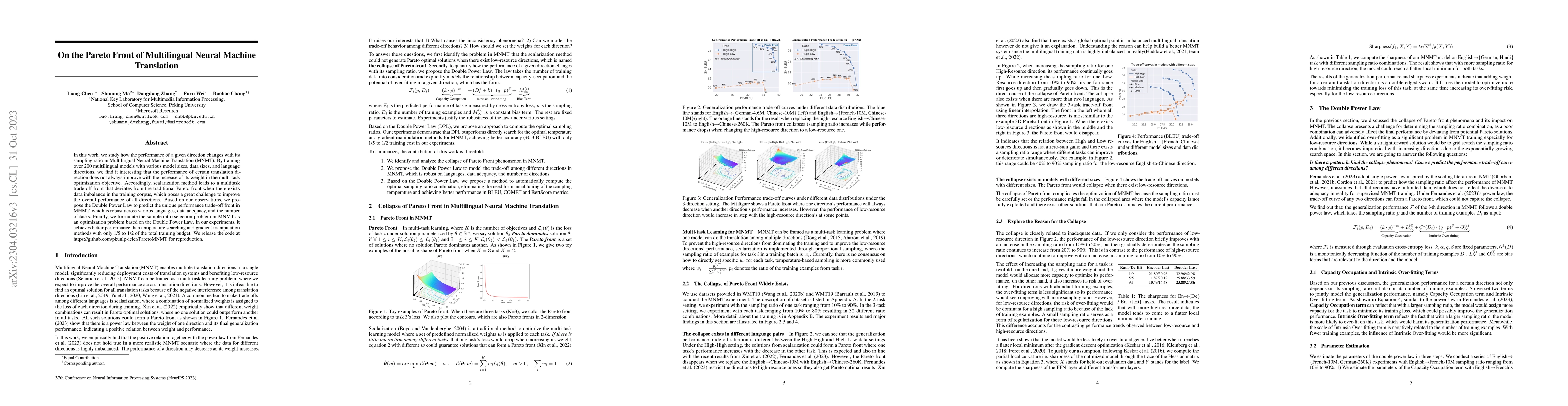 Thumbnail for On the Pareto Front of Multilingual Neural Machine Translation