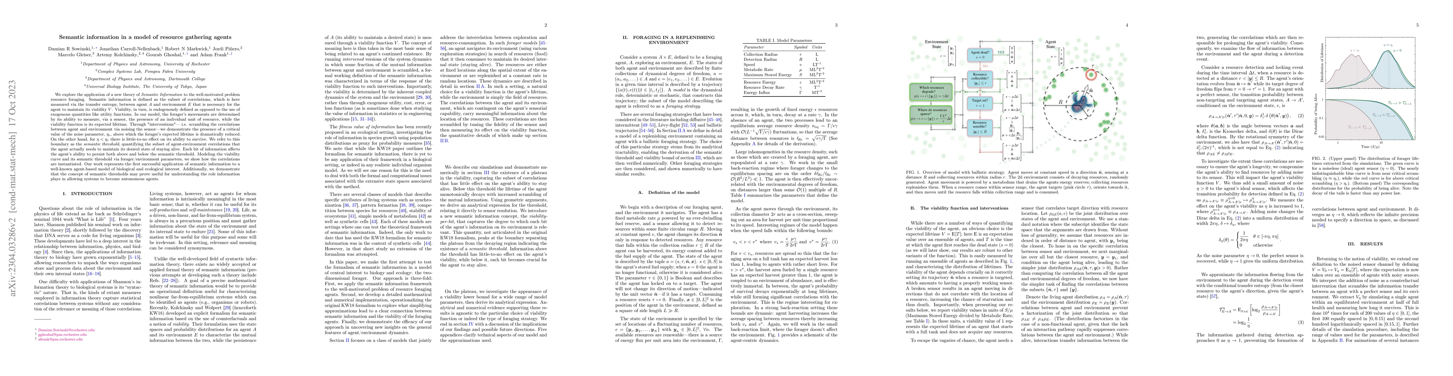 Thumbnail for Semantic Information in a model of Resource Gathering Agents