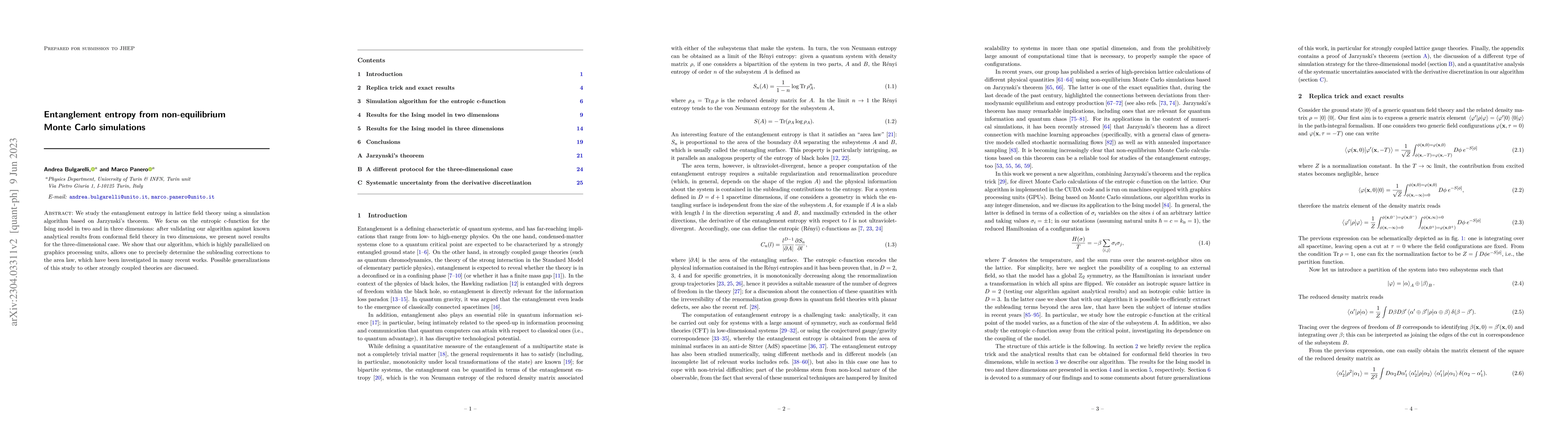 Thumbnail for Entanglement entropy from non-equilibrium Monte Carlo simulations