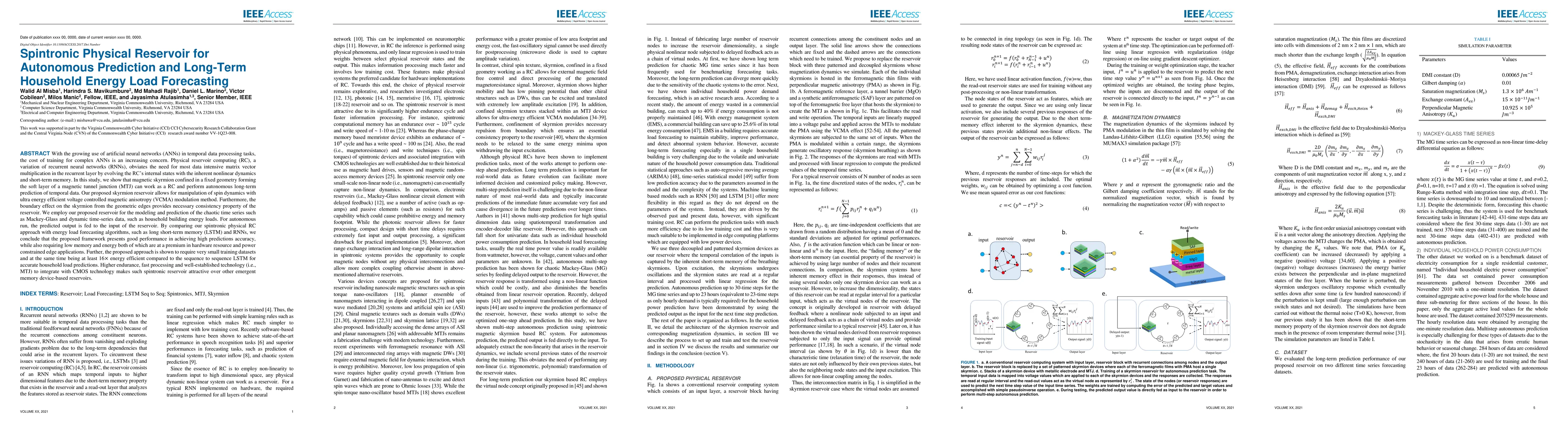 Thumbnail for Spintronic Physical Reservoir for Autonomous Prediction and Long-Term
  Household Energy Load Forecasting