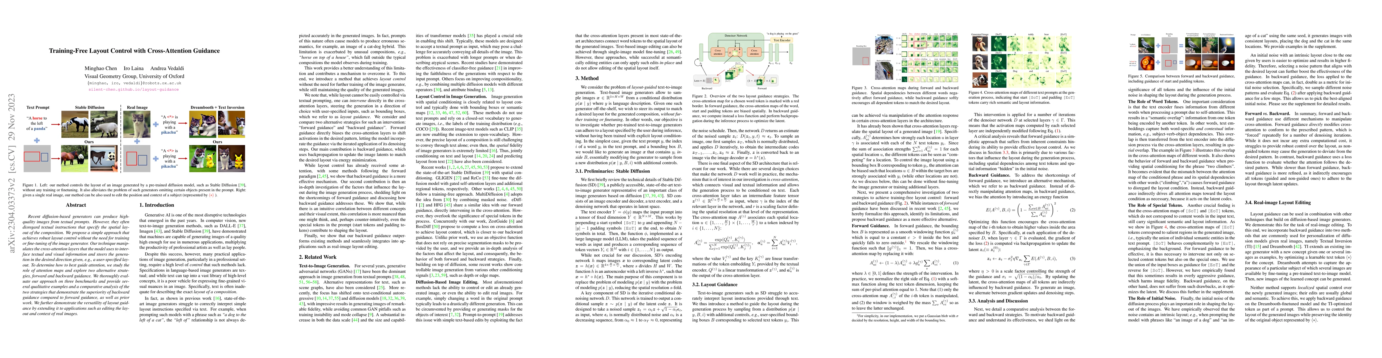 Thumbnail for Training-Free Layout Control with Cross-Attention Guidance