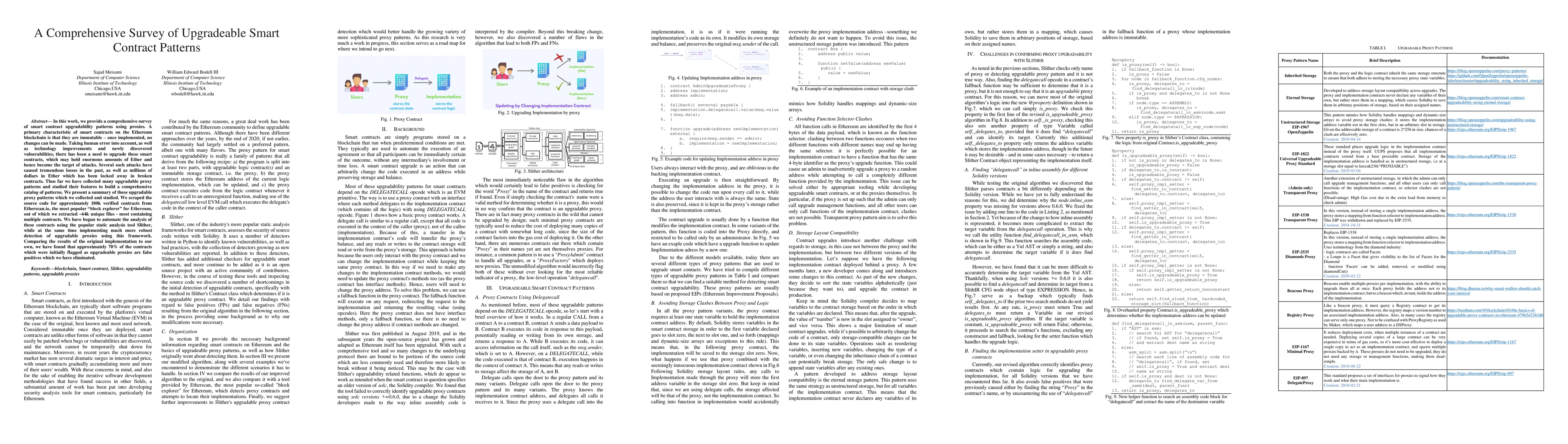 Thumbnail for A Comprehensive Survey of Upgradeable Smart Contract Patterns