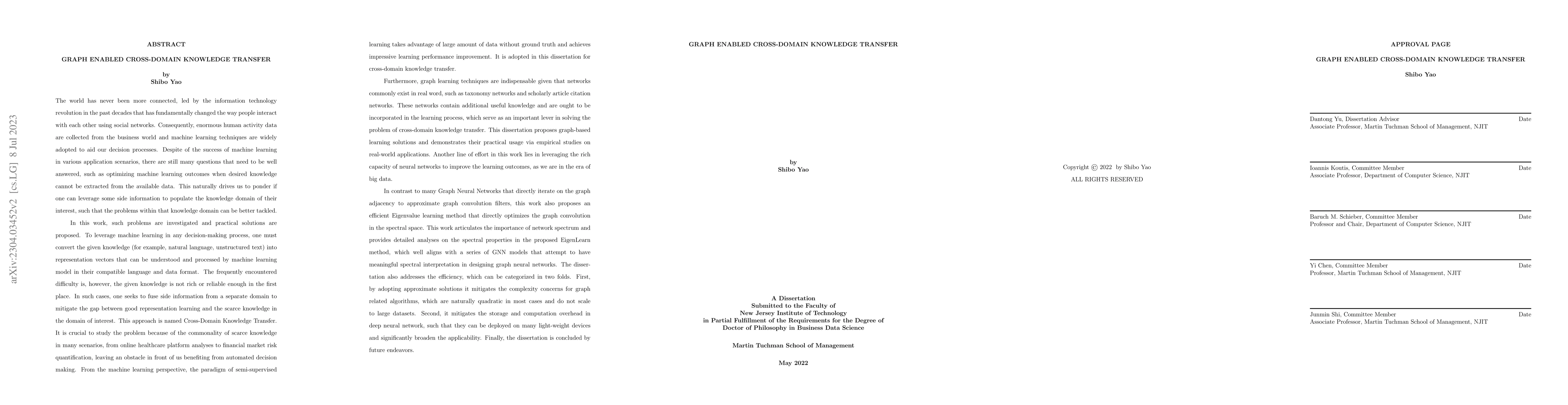 Thumbnail for Graph Enabled Cross-Domain Knowledge Transfer
