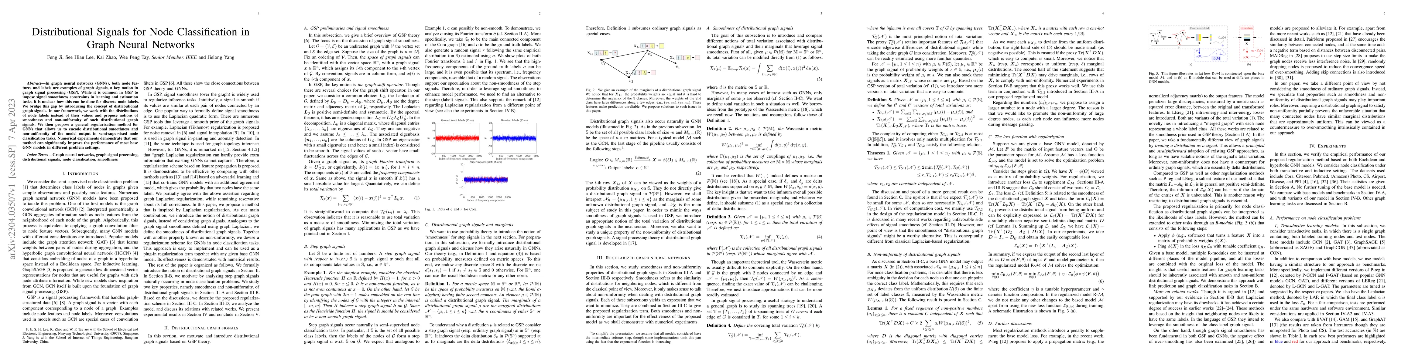 Thumbnail for Distributional Signals for Node Classification in Graph Neural Networks