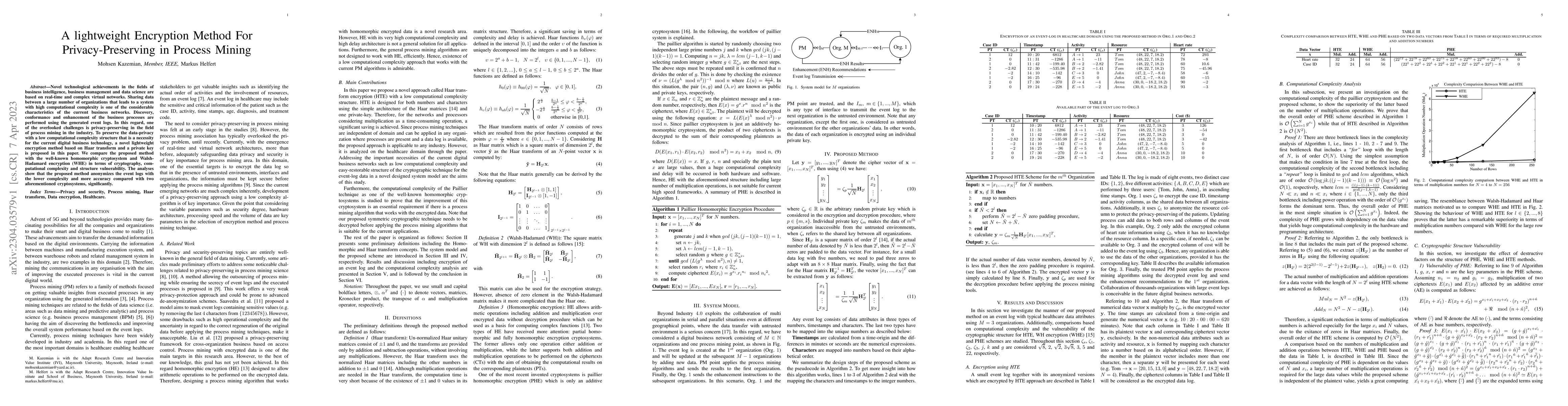 Thumbnail for A lightweight Encryption Method For Privacy-Preserving in Process Mining