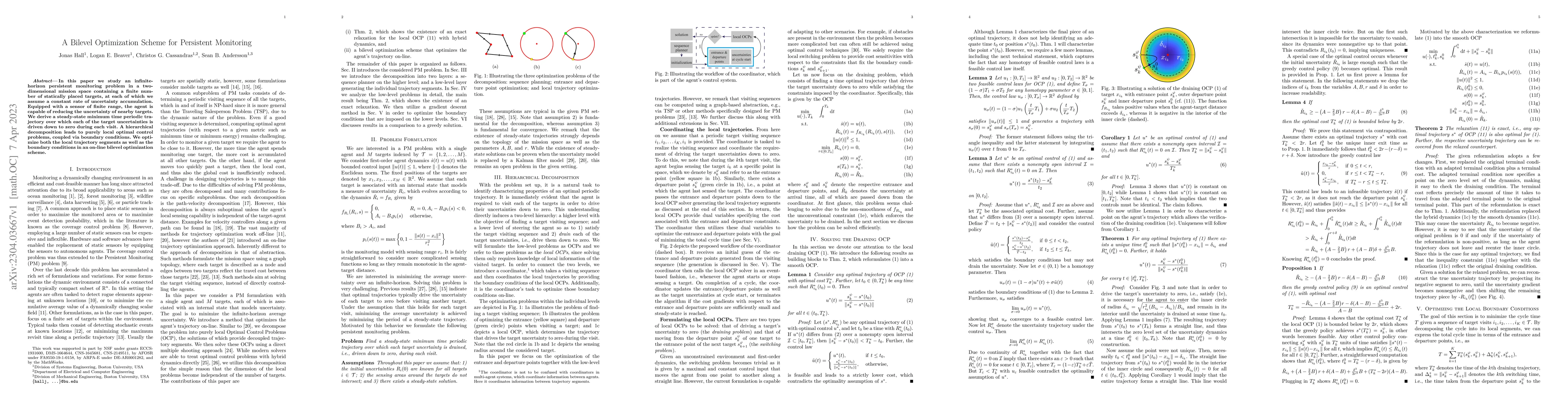 Thumbnail for A Bilevel Optimization Scheme for Persistent Monitoring